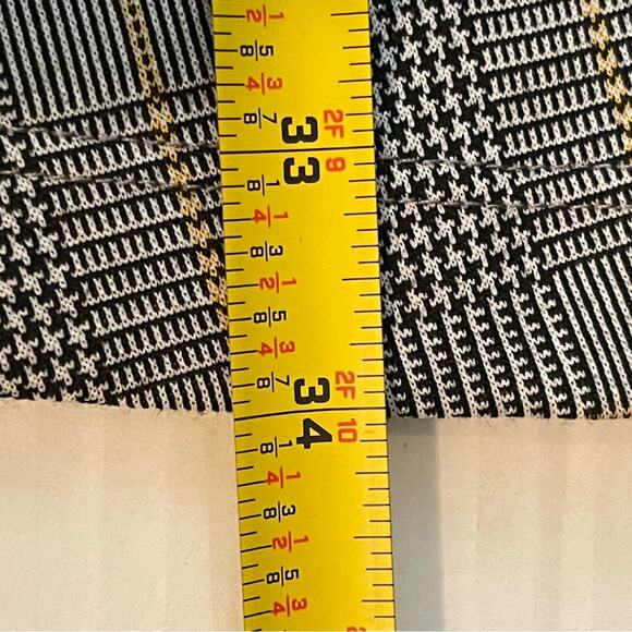 Bryn Walker Black Yellow Plaid IRYS Academia OfficeCore Dress NWT Size M - Picture 13 of 13